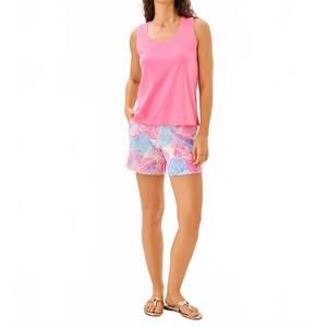 NEW LILLY PULITZER meredith tank top in rousseau pink